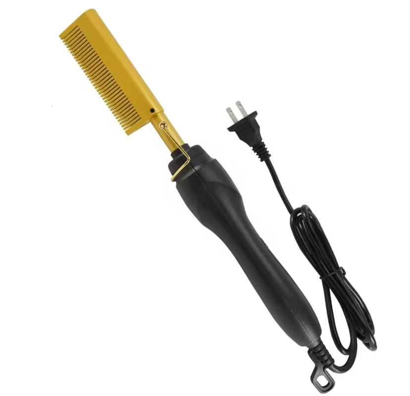Hot Comb - Electric Straightening Hot Comb for Hair and Wigs