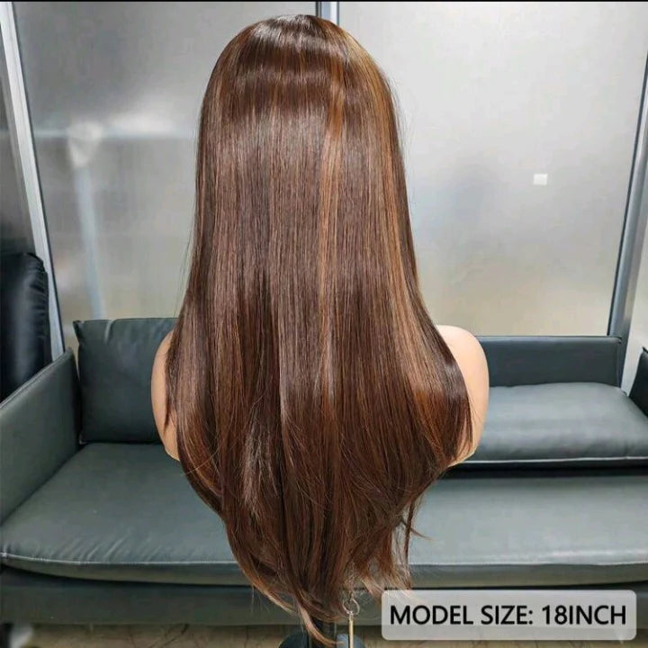 ‘Miss Tyra ‘ Brown Lace Front Wig