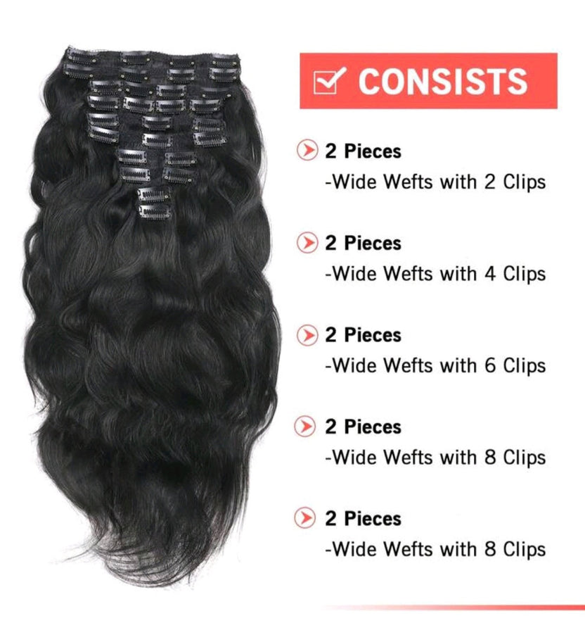 Black Wave Human Hair Dip In